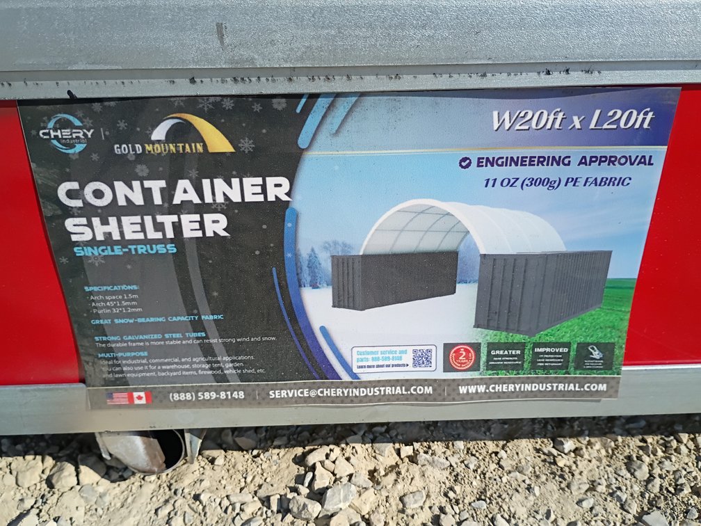 Chery 20'x20' Container Shelter Canopy