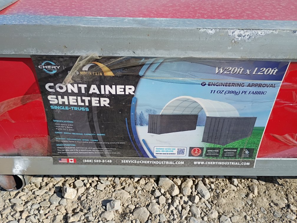 Chery 20'x20' Container Shelter Canopy