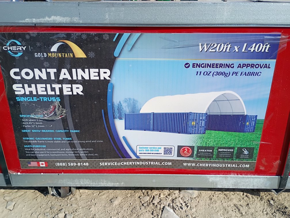 Chery 20'x40' Container Shelter Canopy