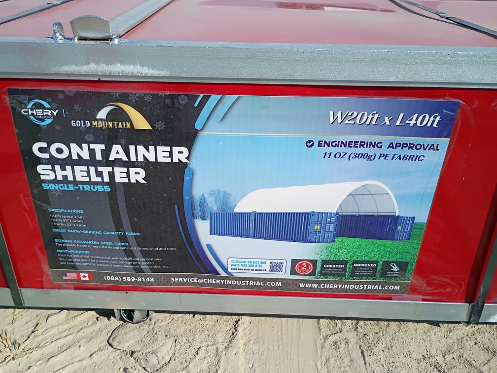 Chery 20'x40' Container Shelter Canopy