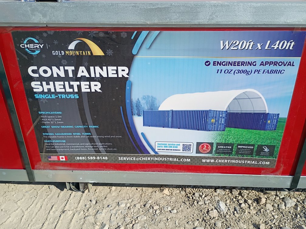 Chery 20'x40' Container Shelter Canopy