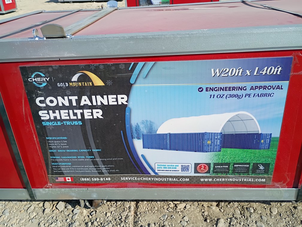 Chery 20'x40' Container Shelter Canopy