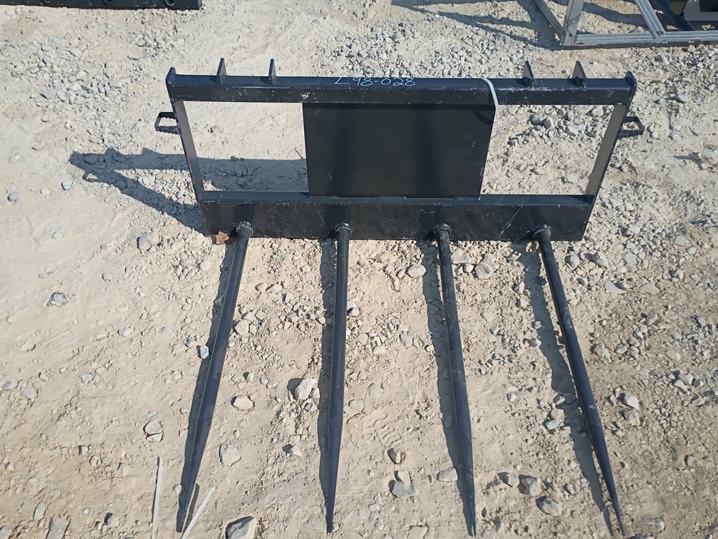JCT Bale Spike Skid Steer Attachment