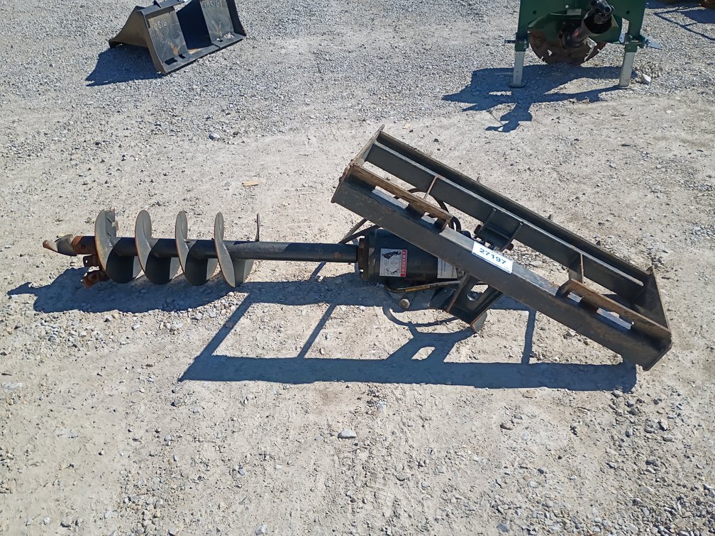 JCT Auger Skid Steer Attachment