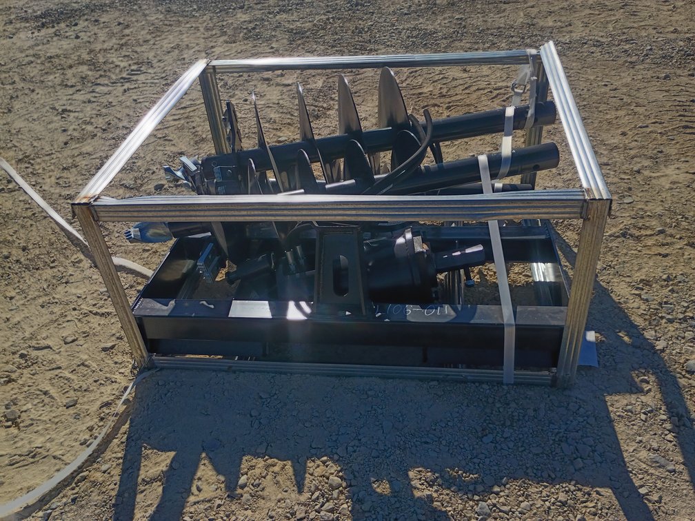JCT Auger and Bits Skid Steer Attachment