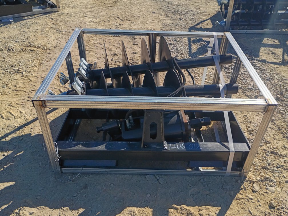 JCT Auger and Bits Skid Steer Attachment