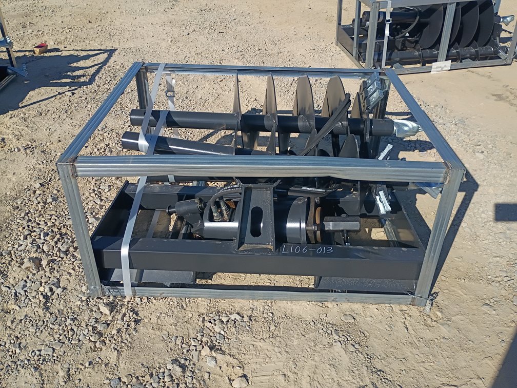 JCT Auger and Bits Skid Steer Attachment