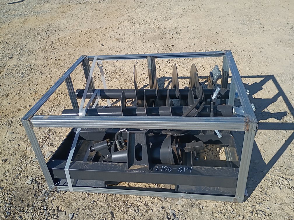 JCT Auger and Bits Skid Steer Attachment