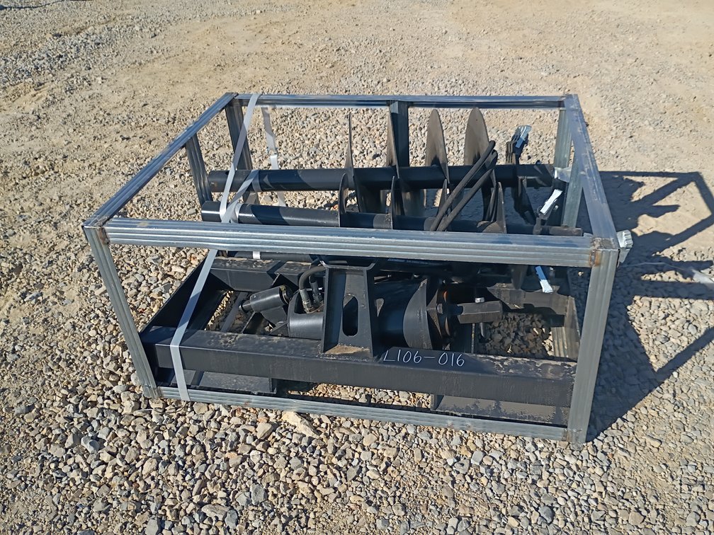 JCT Auger and Bits Skid Steer Attachment