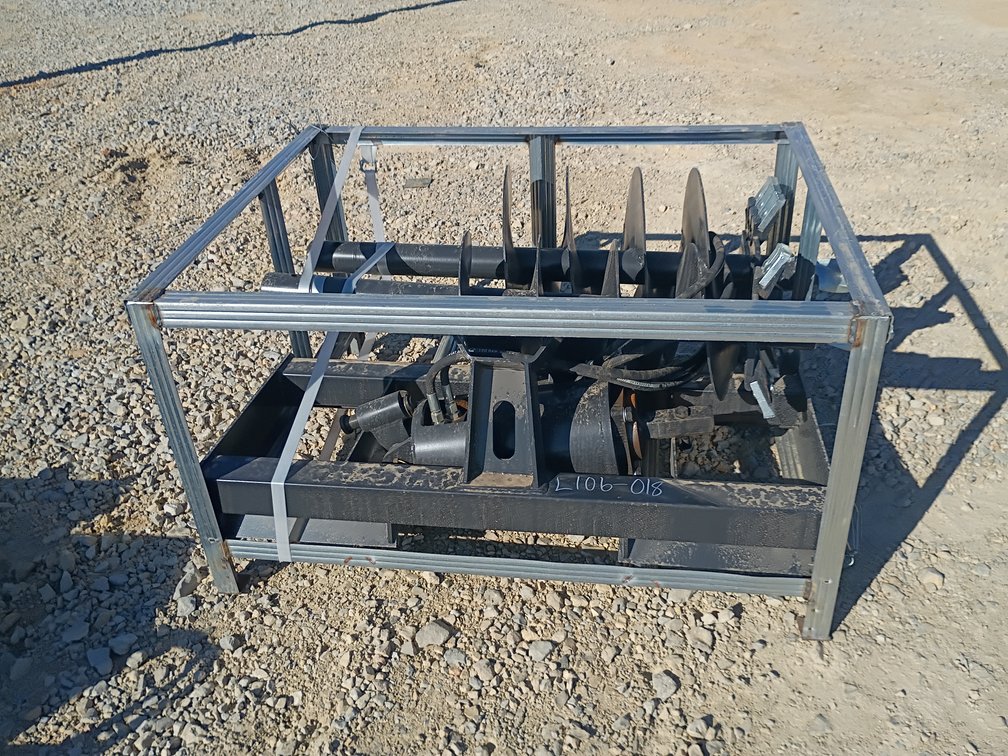 JCT Auger and Bits Skid Steer Attachment
