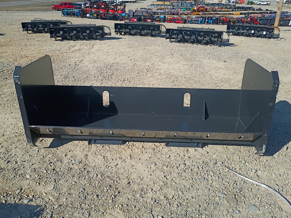 JCT Snowpusher Skid Steer Attachment
