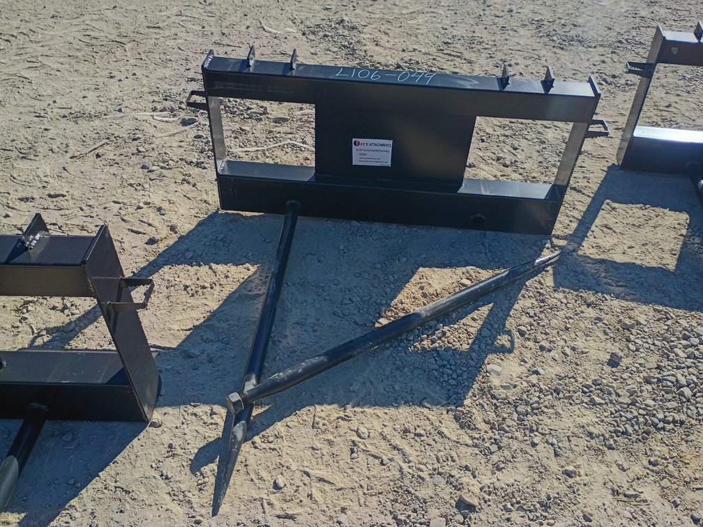 JCT Bale Spear Skid Steer Attachment