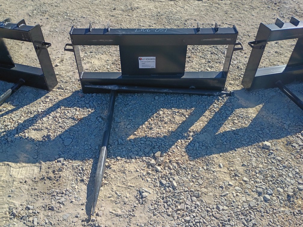 JCT Bale Spear Skid Steer Attachment