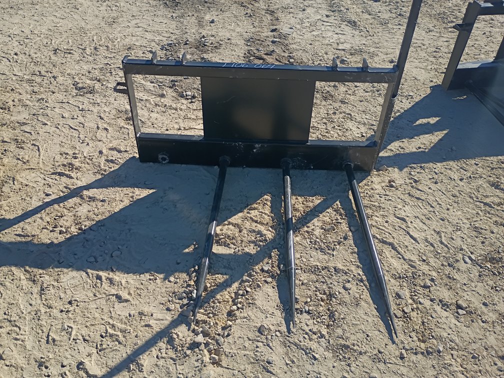 JCT Bale Spike Skid Steer Attachment