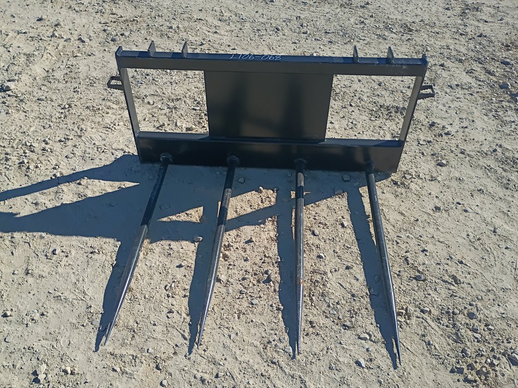 JCT Bale Spike Skid Steer Attachment
