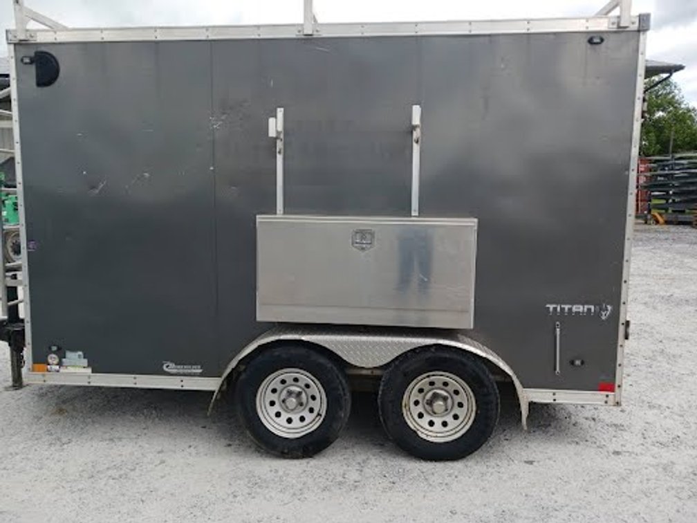 2019 Steadman/Stealth 7x12 Enclosed Trailer - VIN# 52LBE122XKE074749\
