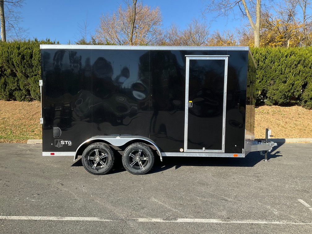 2025 ATC 7x14 Enclosed Trailer STO400, - VIN# 5JX1C1420SF233914