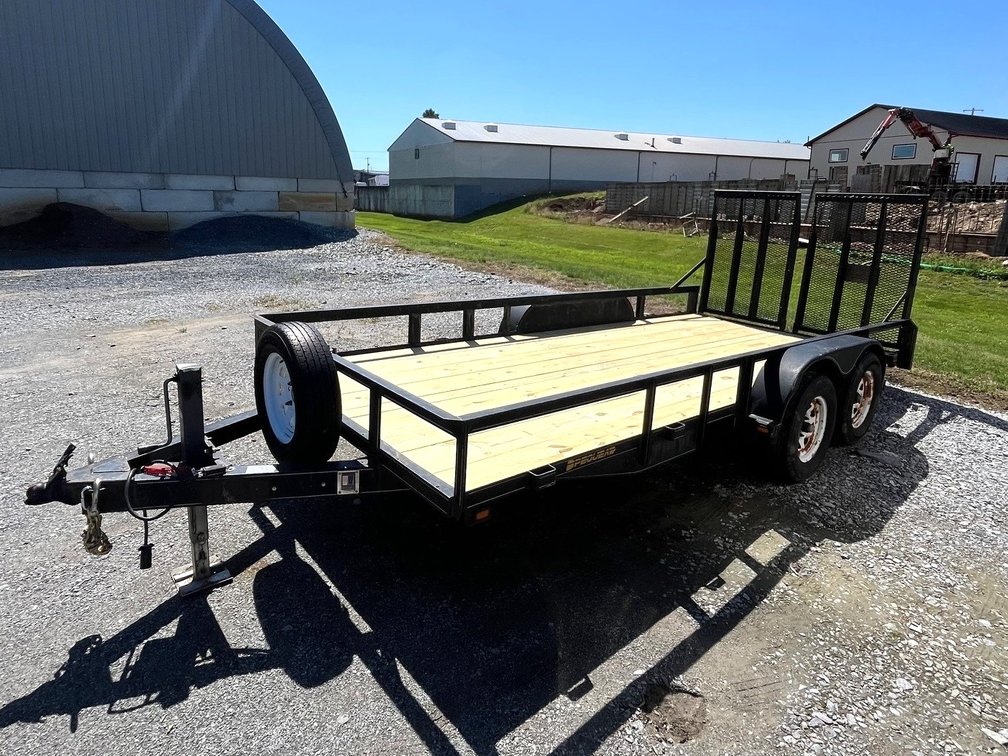 2007 Pequea 7'x16' Utility Trailer • VIN: 4JA8016T47G115010