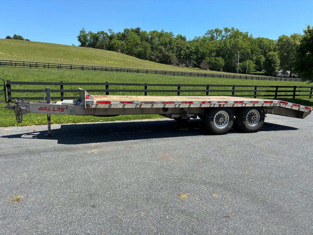 2015 Bauxlite 20' Aluminum Beavertail Deckover - VIN# 1P9BU2028FG402347