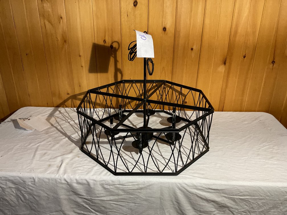 Hanging metal light