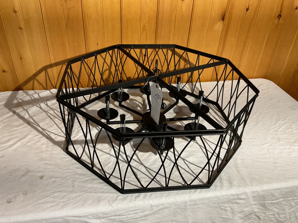 Hanging metal light