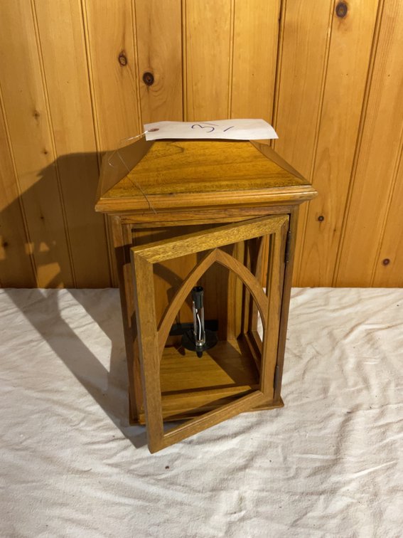 Wooden hanging light box