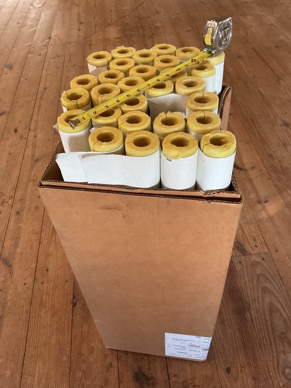 Box pipe insulation