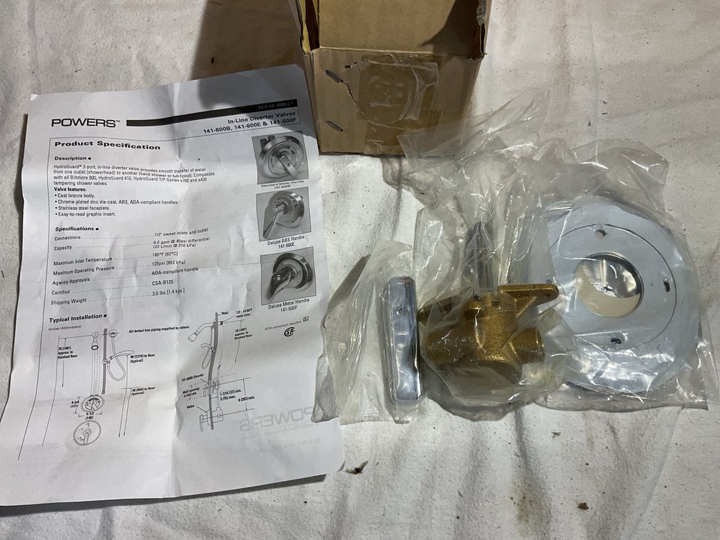 In-Line diverter valve