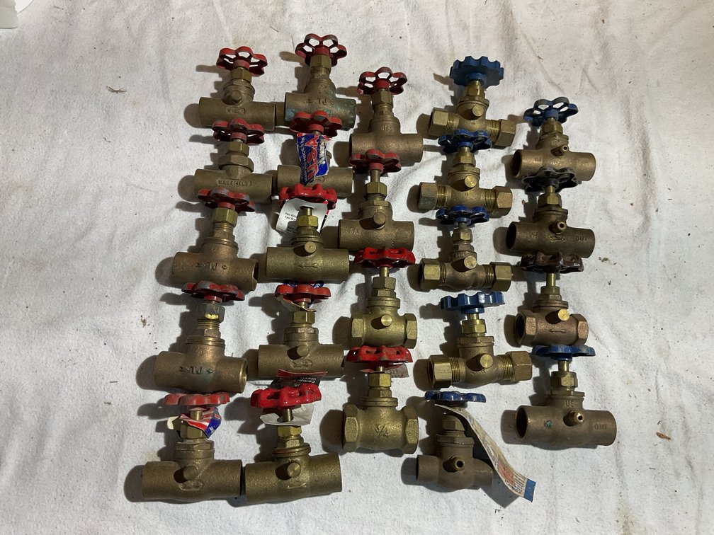 23 Miscellaneous brass valves