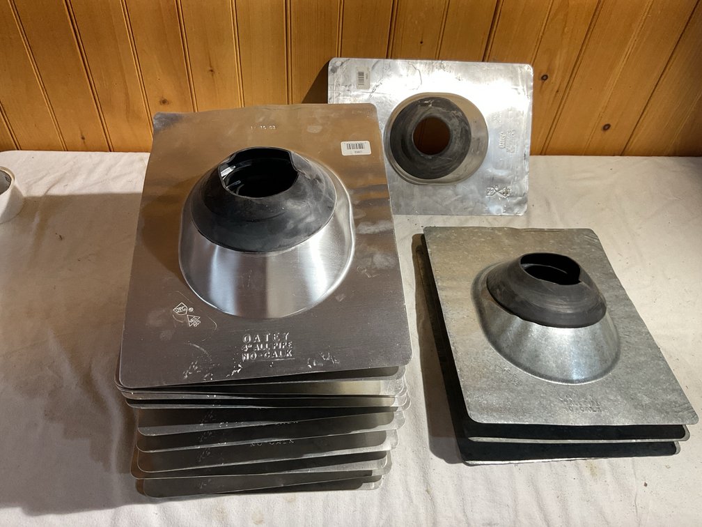 15 Oatey rubber roof pipe boot