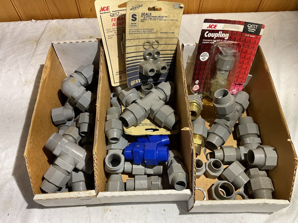 Miscellaneous quest fittings, all new