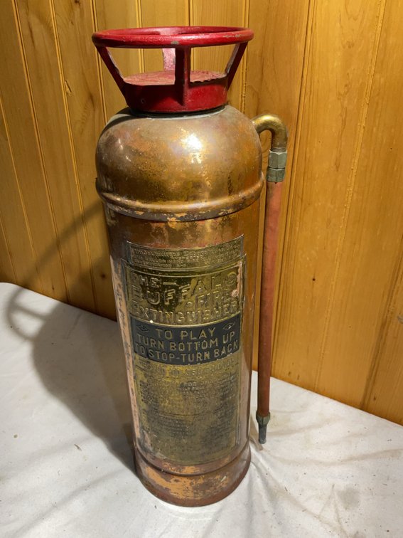 Antique Copper fire extinguisher