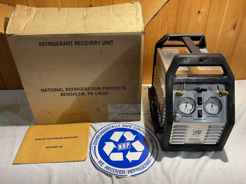 NRP refrigerant recovery unit