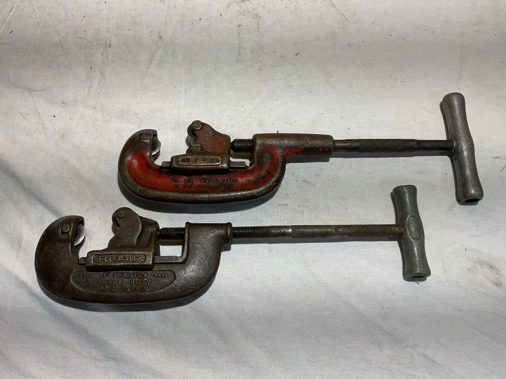 2 Ridgid pipe cutters