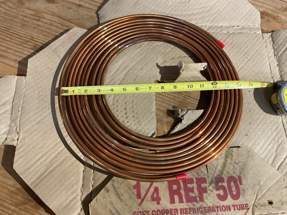 Roll 1/4” REF copper tube