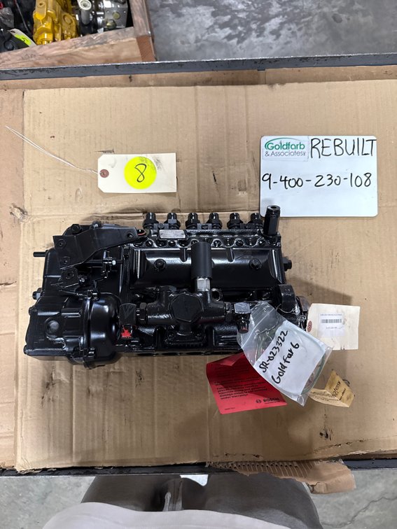 9-400-230-108 (RE29233) Rebuilt Bosch Injection Pump fits John Deere Engine