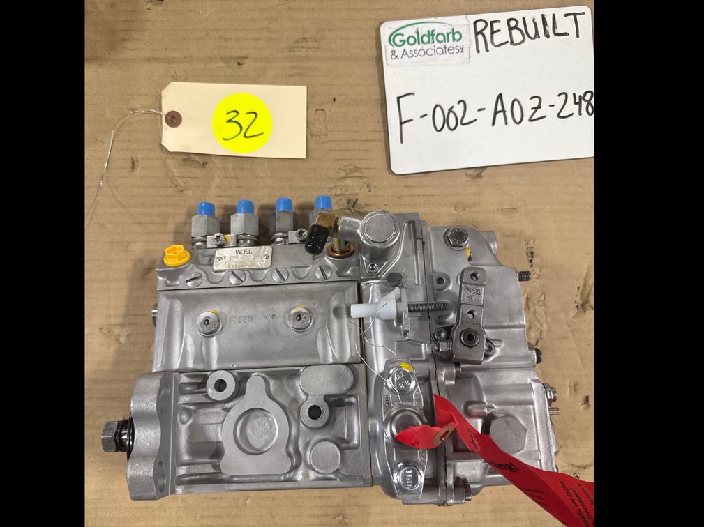 F-002-A0Z-248 (3930615; 3990615; SD C1 J930143) Rebuilt Bosch 4 Cylinder Injection Pump Fits Cummins 4BT 3.9L Diesel Engine