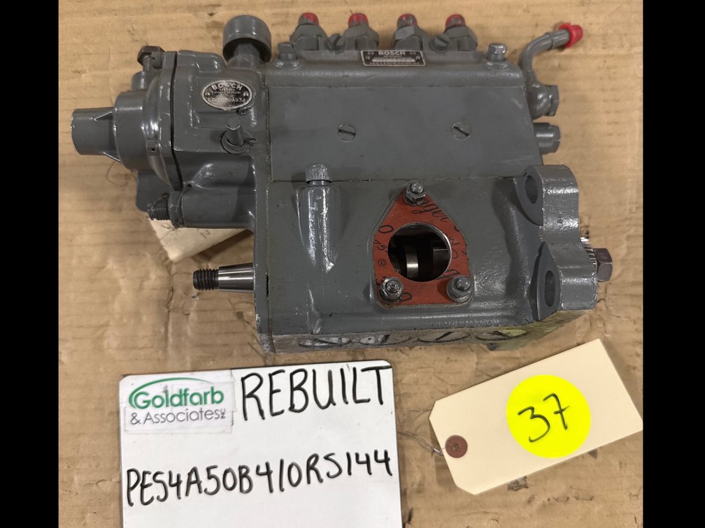 PES4A50B410RS144 Rebuilt Bosch 4 Cylinder Fuel Injection Pump Fits Diesel Engine