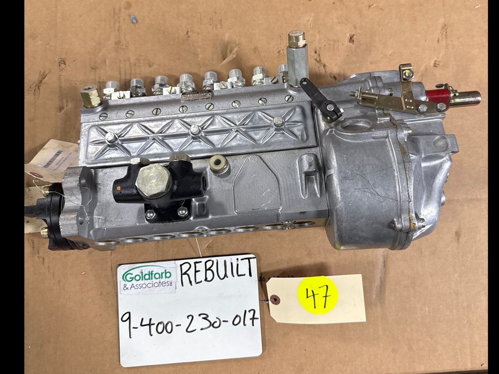 9-400-230-017 (1700062C91; 9-400-230-015; 0-400-848-021; 0-400-848-022) Rebuilt Bosch A Injection Pump fits International 9.0L DV550C Engine
