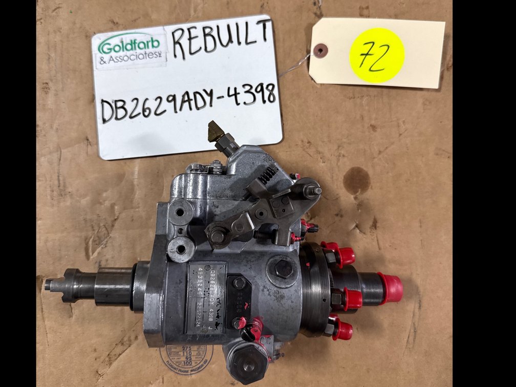 DB2629ADY-4398 - Rebuilt Stanadyne Fuel Injection Pump