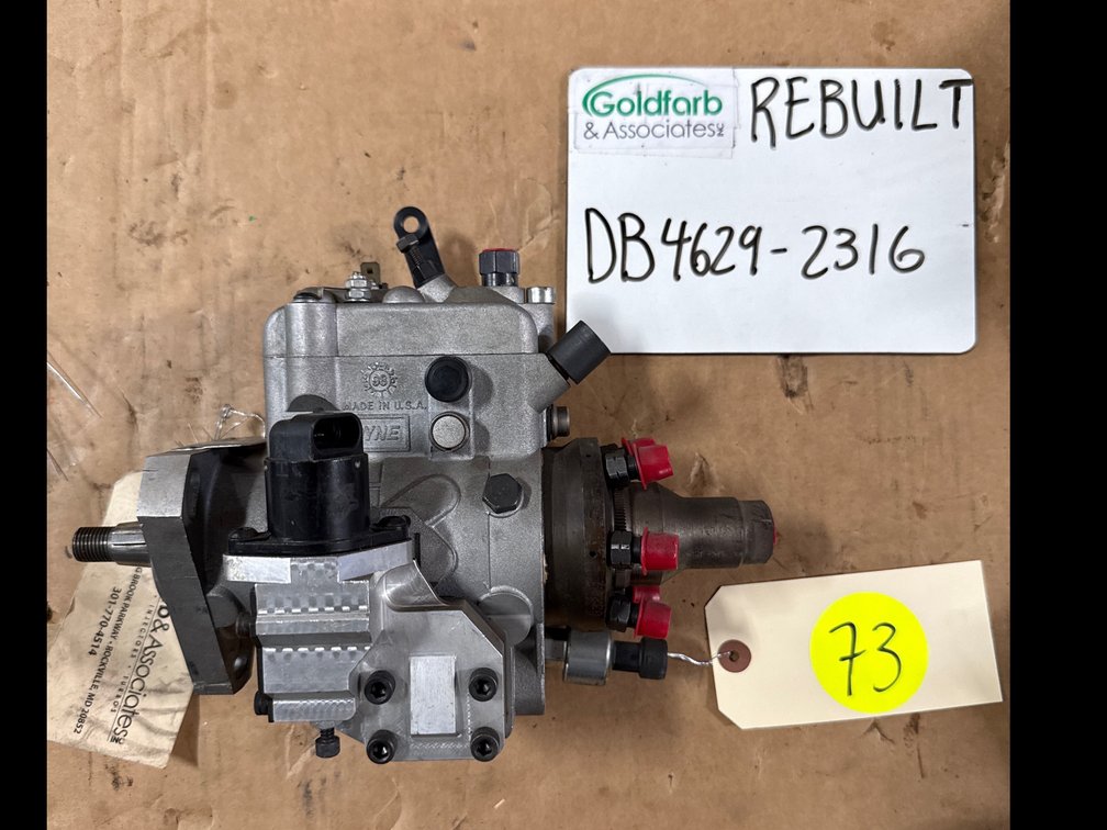 DB4629-2316 (RE504390A; 9289926; DB4E629-X2316) Rebuilt Stanadyne Injection 2200 Pump Fits Diesel Engine