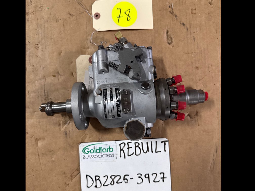 DB2825-3927 (DB2825SF3927; DB2825-3927; 22510362; DB2-3927) Rebuilt Stanadyne Roosa Master Injection Pump Fits GM Chevy 5.7L V8 Diesel Engine