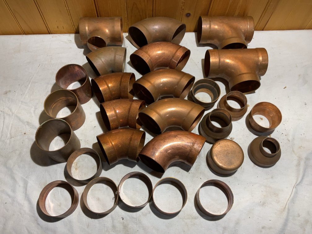 3” copper fittings