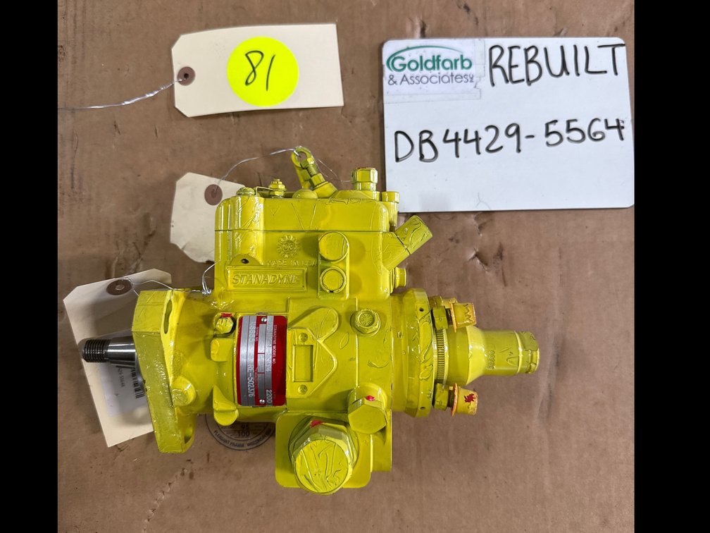 DB4429-5564 (05564; RE502376; SE500586; 16194058; DB4429-5317; 05317; RE67599)) Rebuilt Stanadyne Injection Pump Fits John Deere 4045T 410 Backhoe Engine