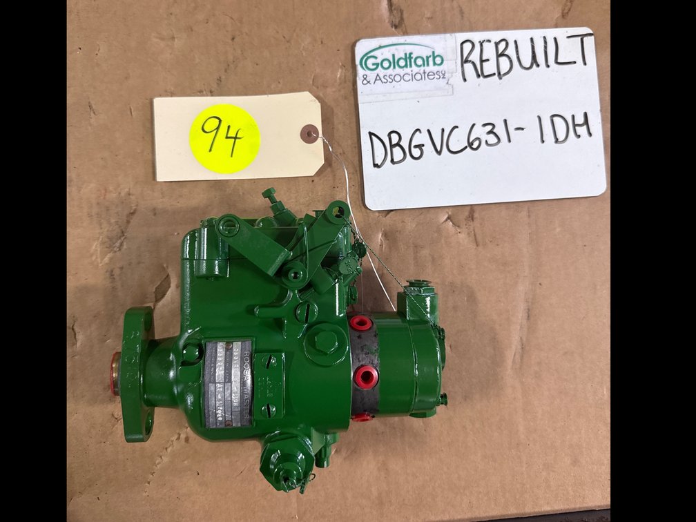 DBGVC631-1DH (00500 ; AT17626T) Rebuilt Stanadyne Injection Pump fits John Deere 248D Power Unit 55 Combine Engine