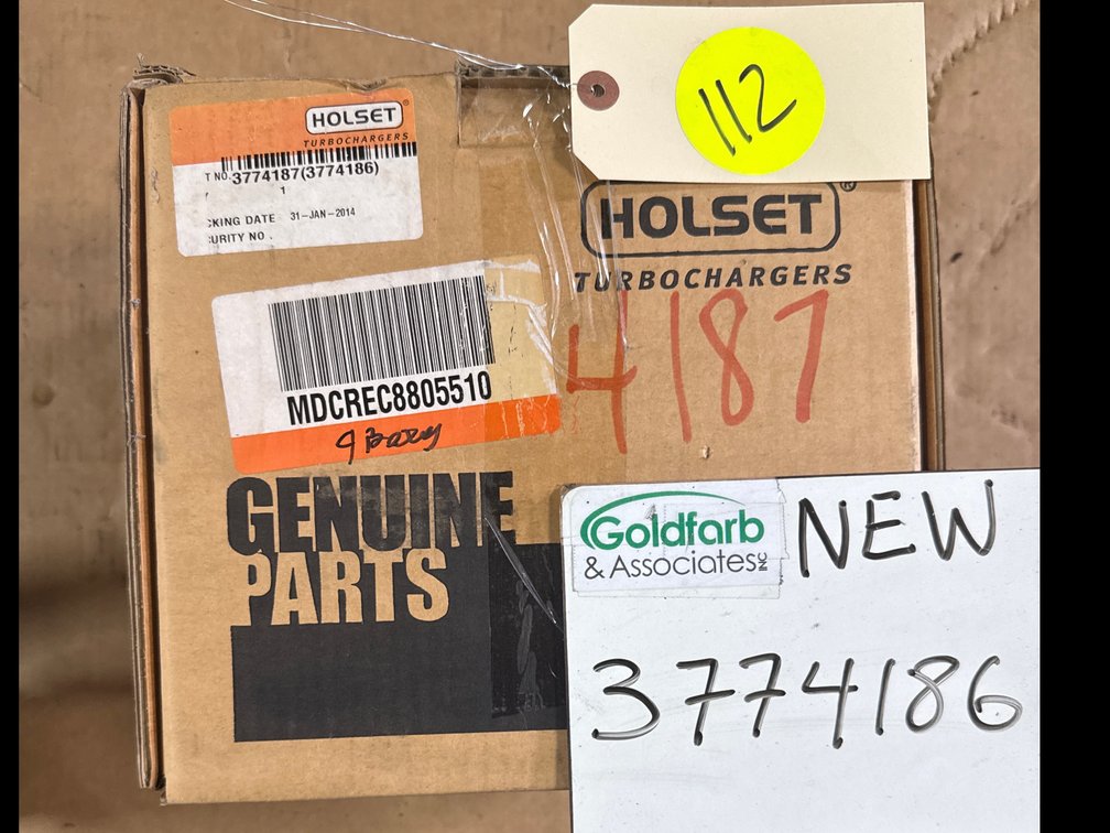 3774186 (3774187 ; 4309102) New Holset HE211W Turbocharger fits Cummins ISF Engine