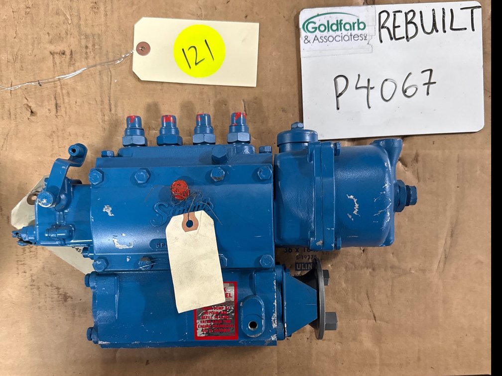P4067 (SPE6A75S318) Rebuilt Simms 6 Cylinder Fuel Injection Pump Fits Diesel Truck Engine