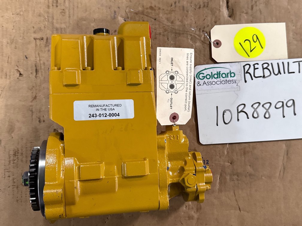 10R8899 (254-4357; 319-0677; 4768766; 3190677) Rebuilt Caterpillar High Pressure Oil Pump Fits C7 C9 Diesel Engine