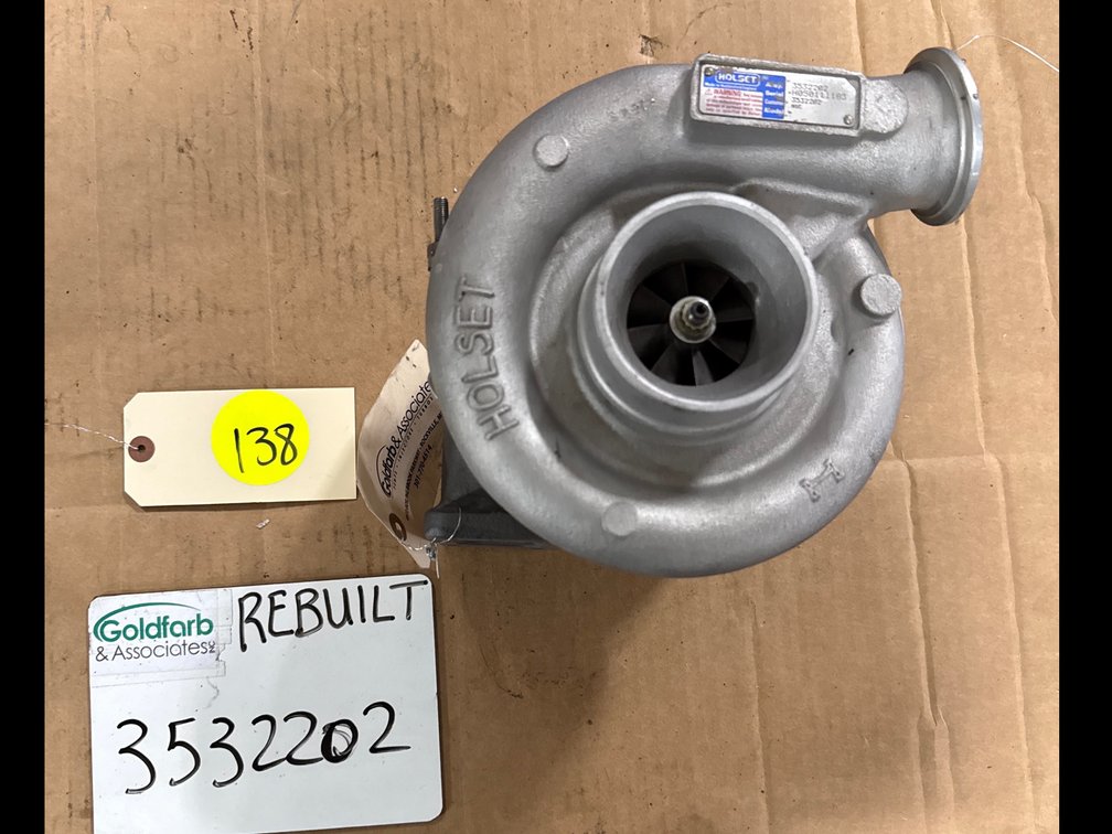 3532202 (3802384) Rebuilt Holset H1C Turbocharger fits Cummins 4BT 3.9L Engine
