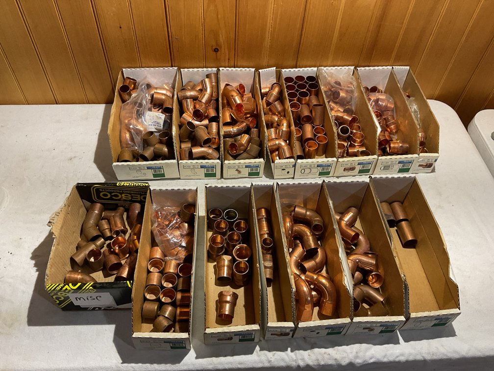 1” copper fittings